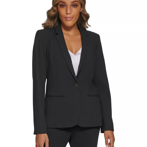 Black tie one-button blazer black NWT - Picture 8 of 16